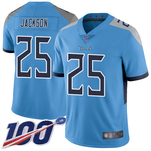 Tennessee Titans Limited Light Blue Men Adoree Jackson Alternate Jersey NFL Football 25 100th Season Vapor Untouchable